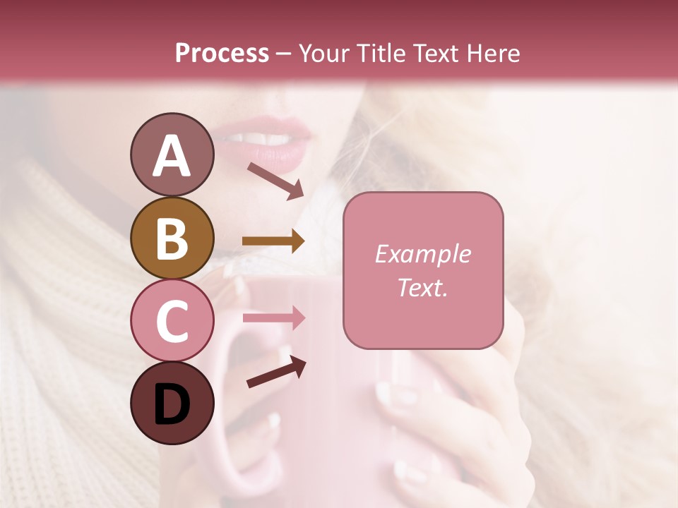 Human Clothing Girl PowerPoint Template