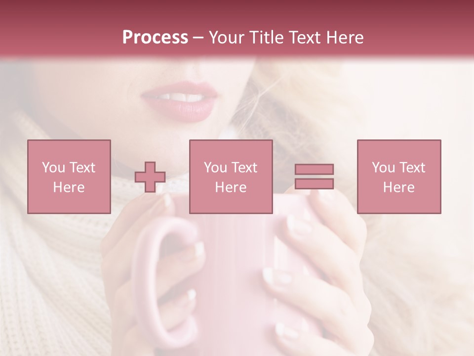 Human Clothing Girl PowerPoint Template