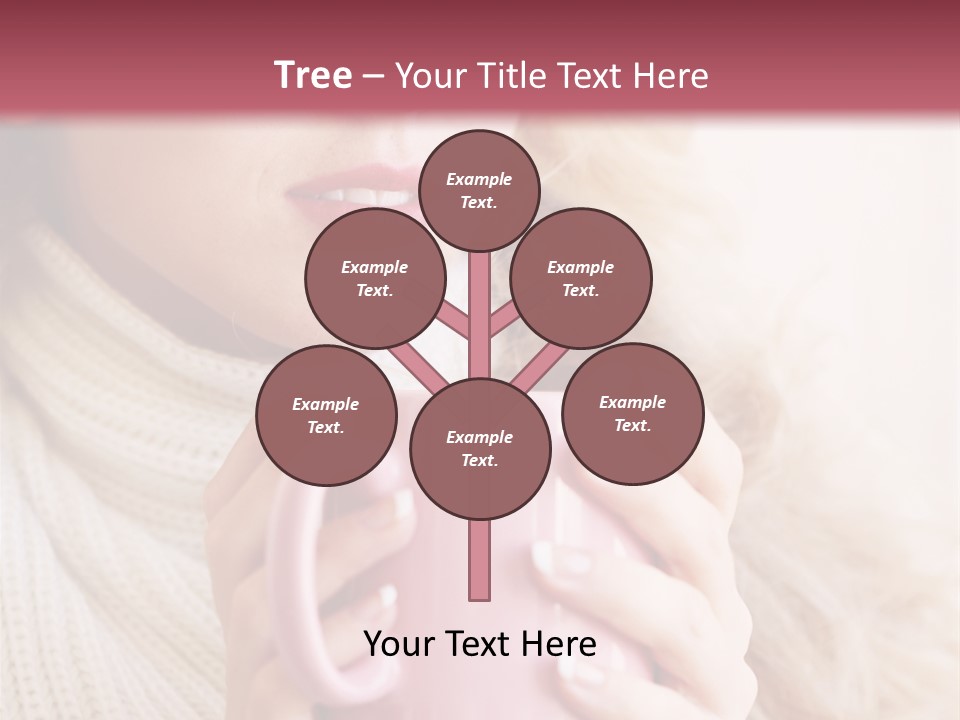 Human Clothing Girl PowerPoint Template