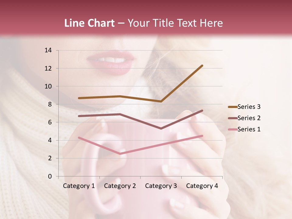 Human Clothing Girl PowerPoint Template