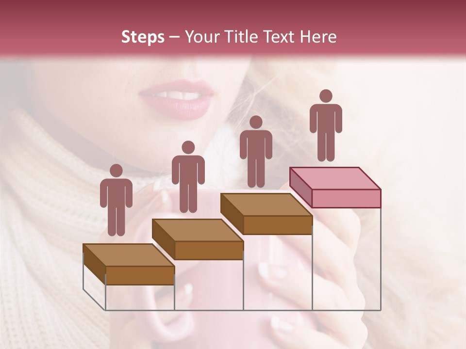 Human Clothing Girl PowerPoint Template