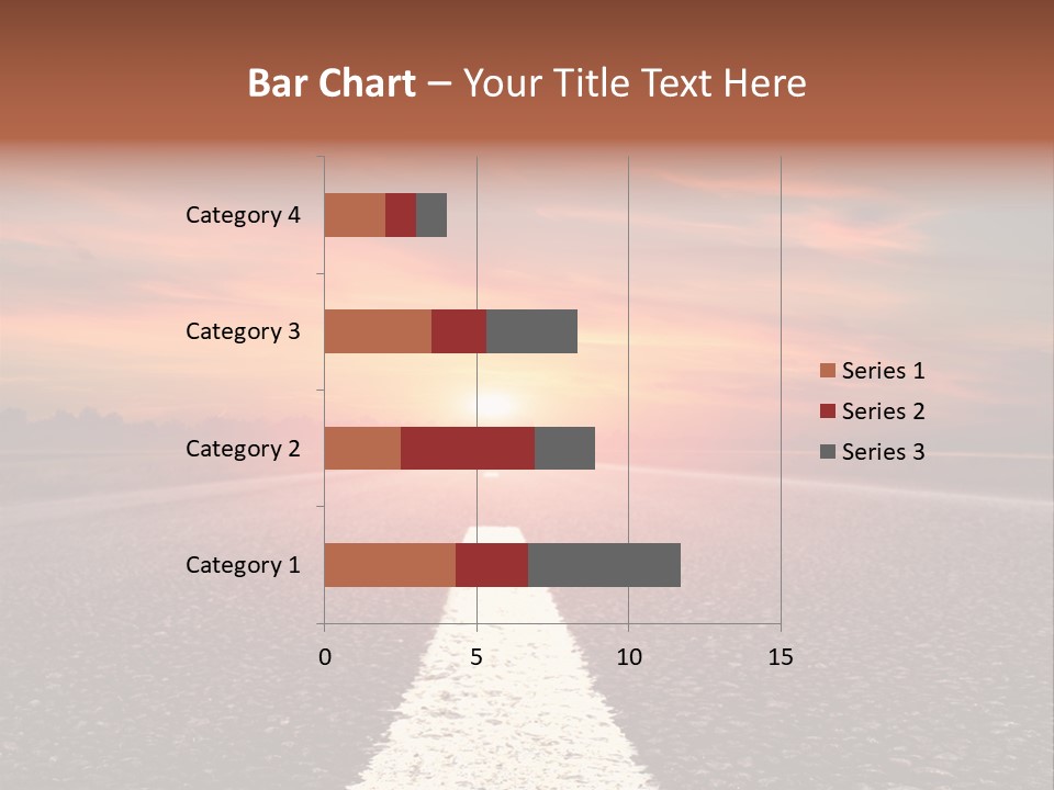 Blue Highway Field PowerPoint Template