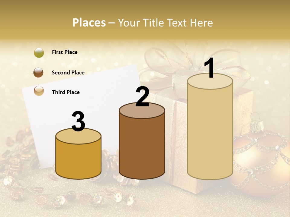 Blank Round Winter PowerPoint Template