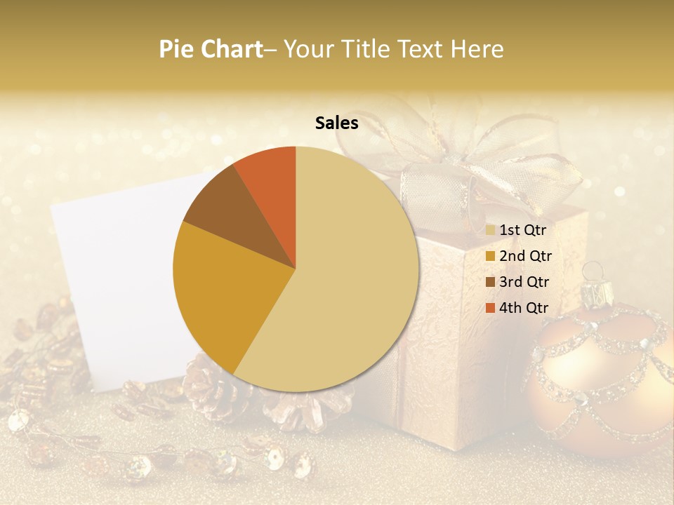 Blank Round Winter PowerPoint Template