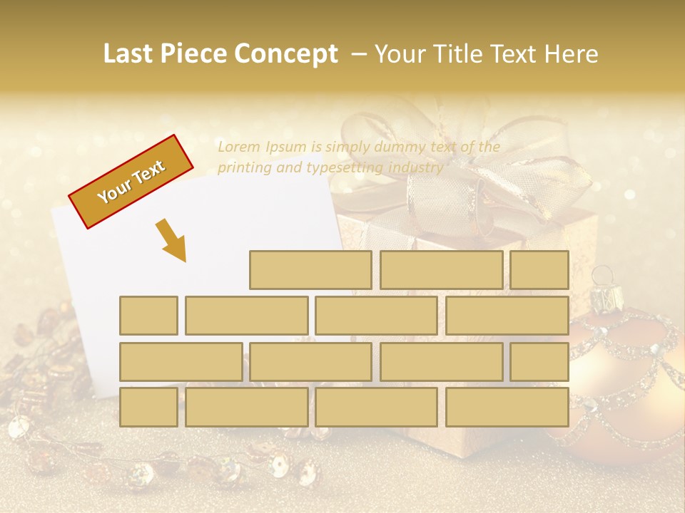 Blank Round Winter PowerPoint Template