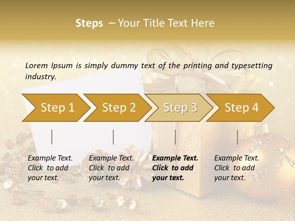 Blank Round Winter PowerPoint Template