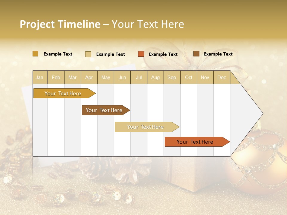 Blank Round Winter PowerPoint Template