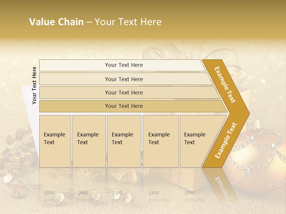 Blank Round Winter PowerPoint Template