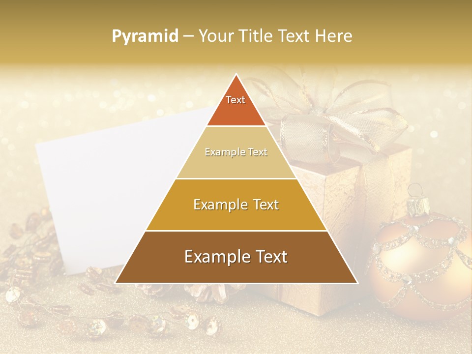 Blank Round Winter PowerPoint Template