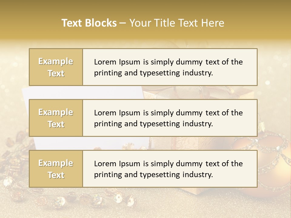 Blank Round Winter PowerPoint Template