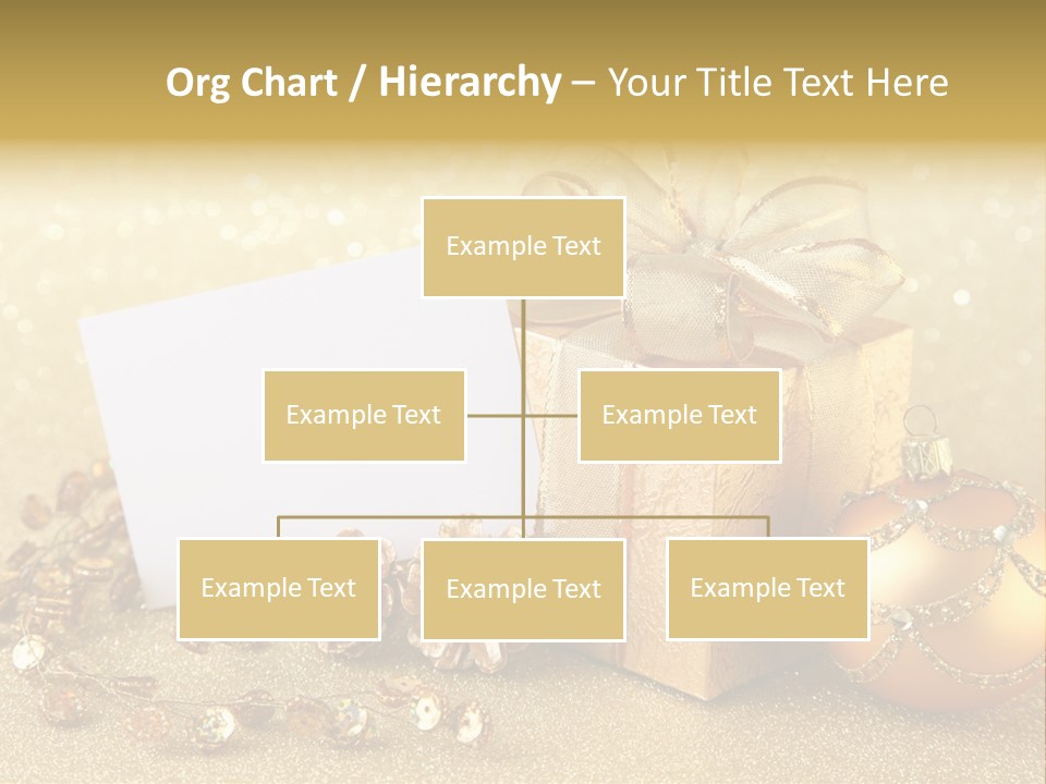 Blank Round Winter PowerPoint Template