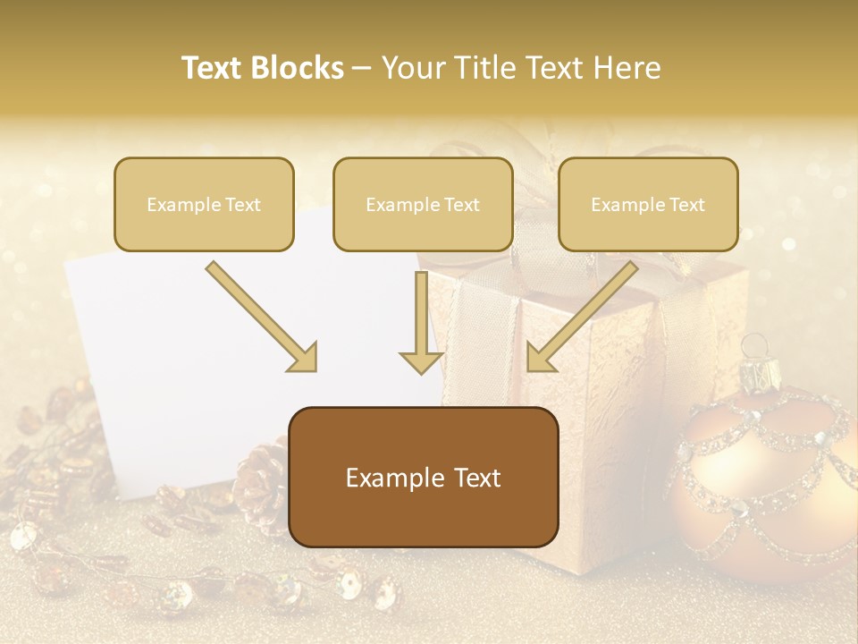 Blank Round Winter PowerPoint Template