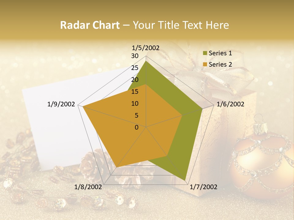 Blank Round Winter PowerPoint Template