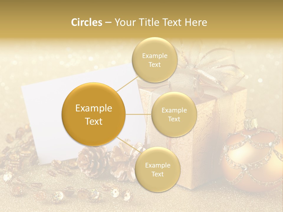 Blank Round Winter PowerPoint Template