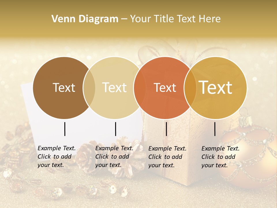 Blank Round Winter PowerPoint Template