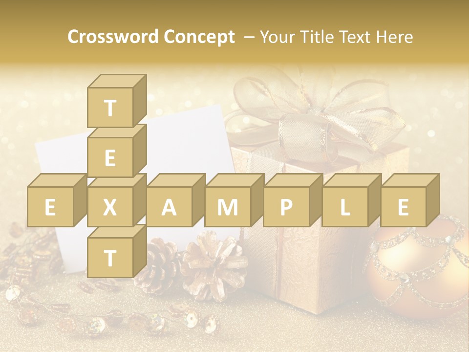 Blank Round Winter PowerPoint Template