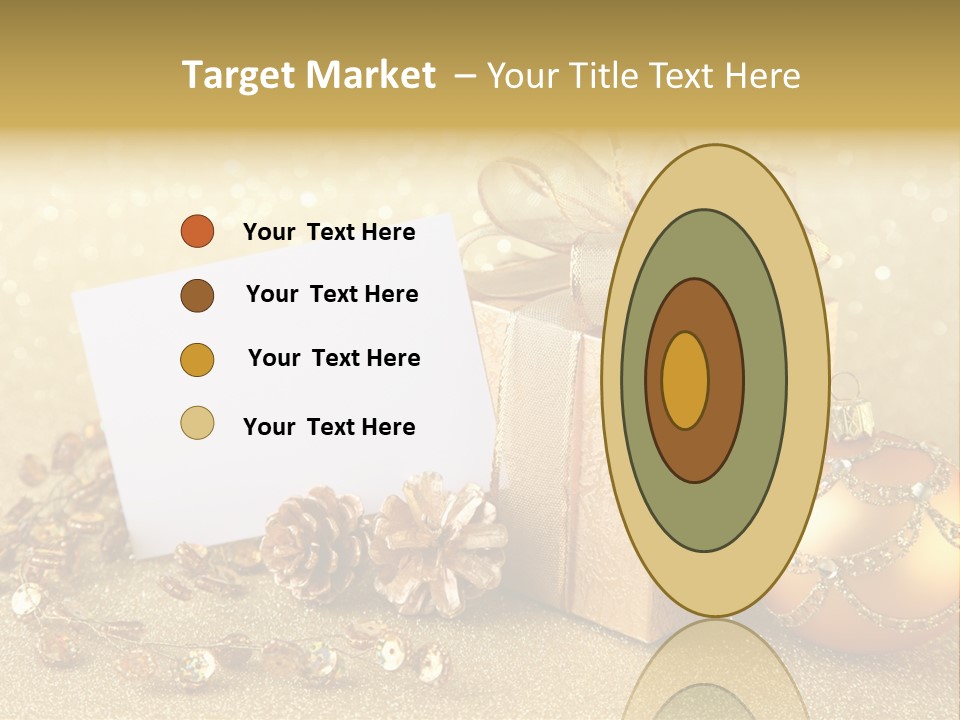 Blank Round Winter PowerPoint Template