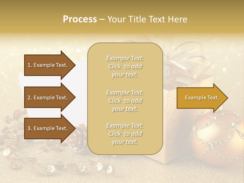 Blank Round Winter PowerPoint Template