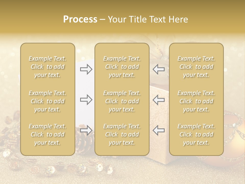 Blank Round Winter PowerPoint Template