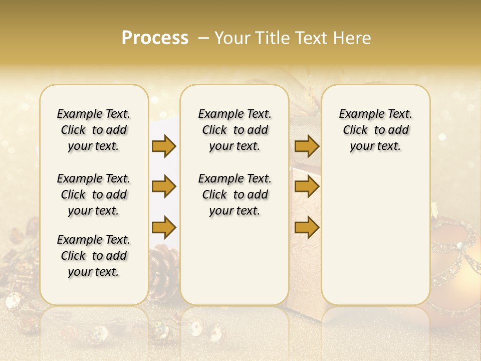 Blank Round Winter PowerPoint Template