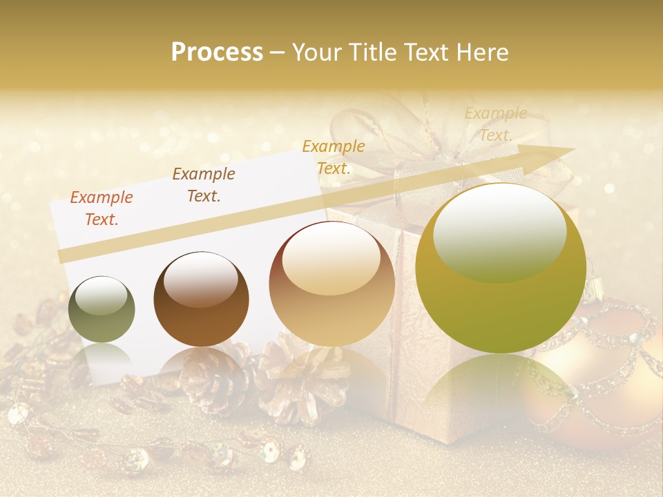 Blank Round Winter PowerPoint Template