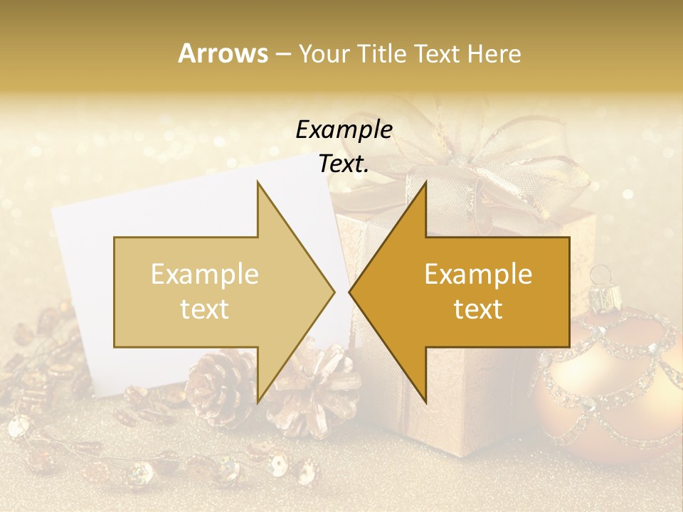 Blank Round Winter PowerPoint Template