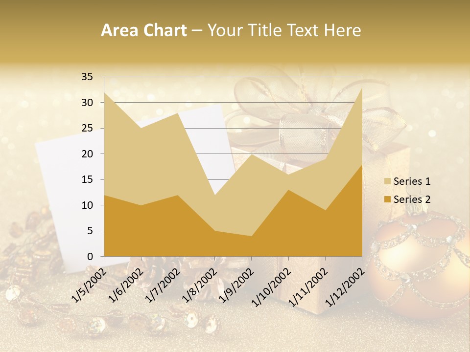Blank Round Winter PowerPoint Template