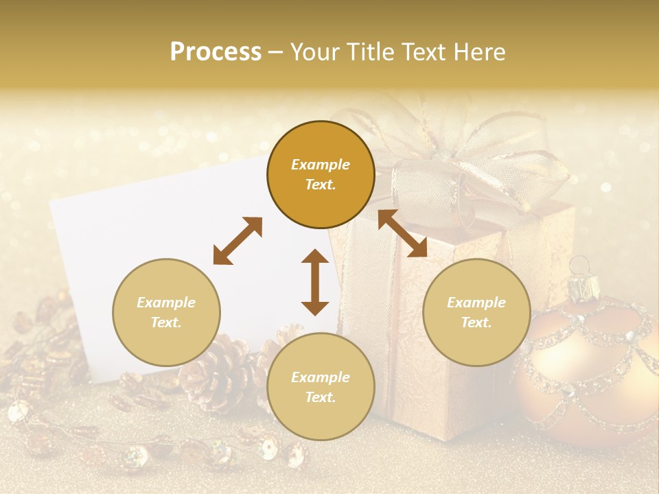 Blank Round Winter PowerPoint Template