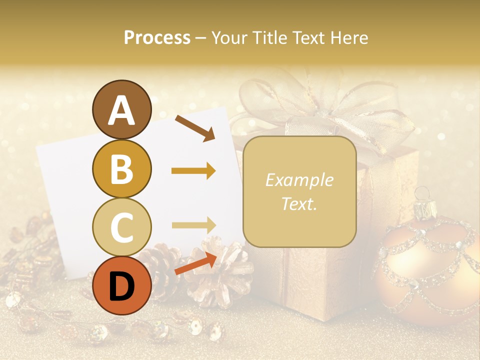 Blank Round Winter PowerPoint Template