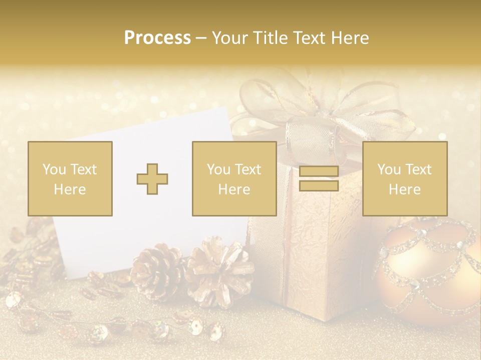Blank Round Winter PowerPoint Template