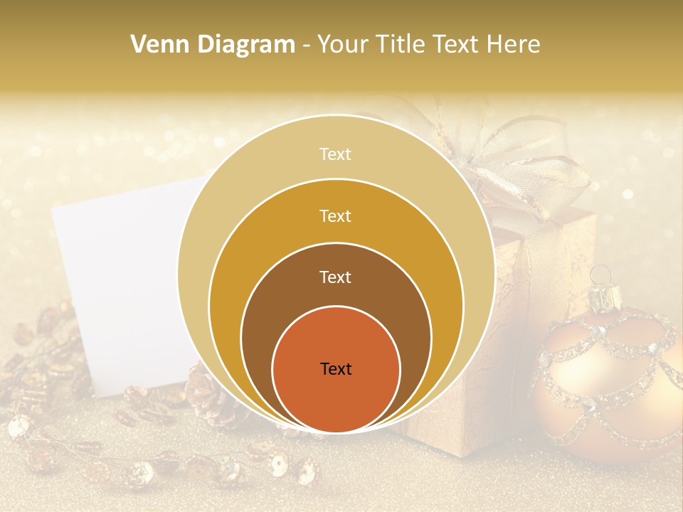 Blank Round Winter PowerPoint Template