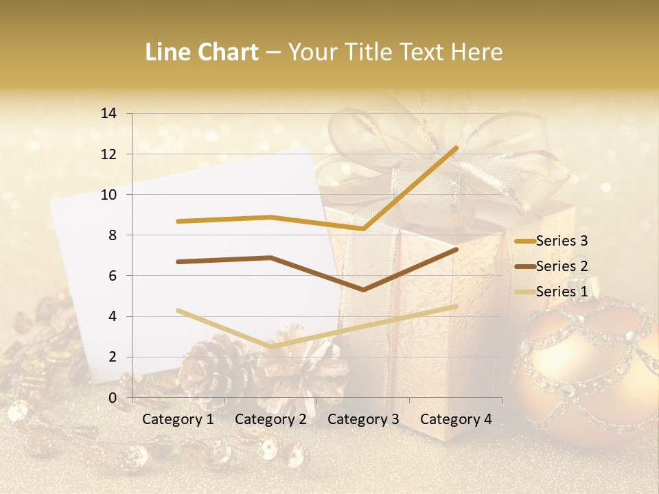 Blank Round Winter PowerPoint Template