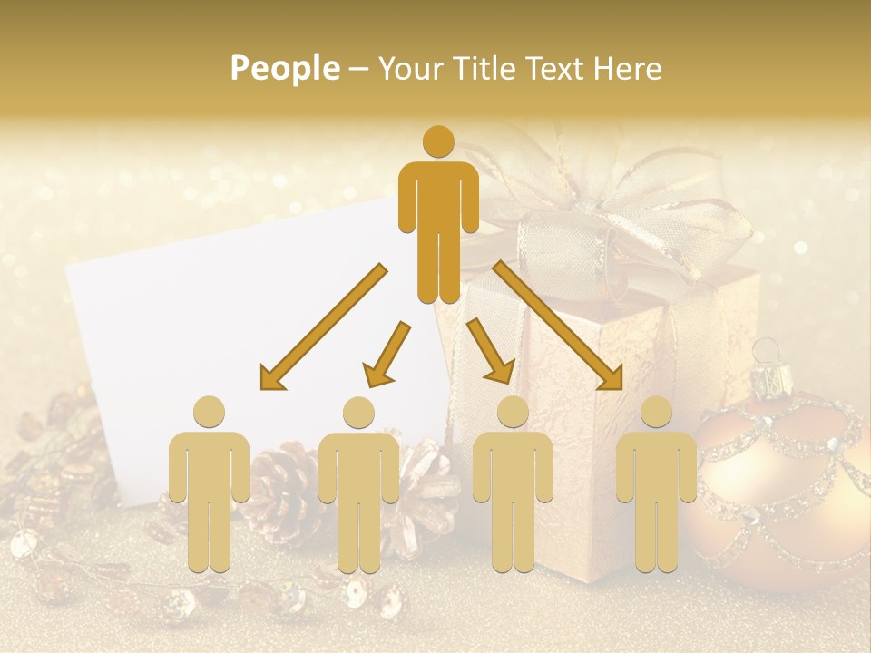 Blank Round Winter PowerPoint Template