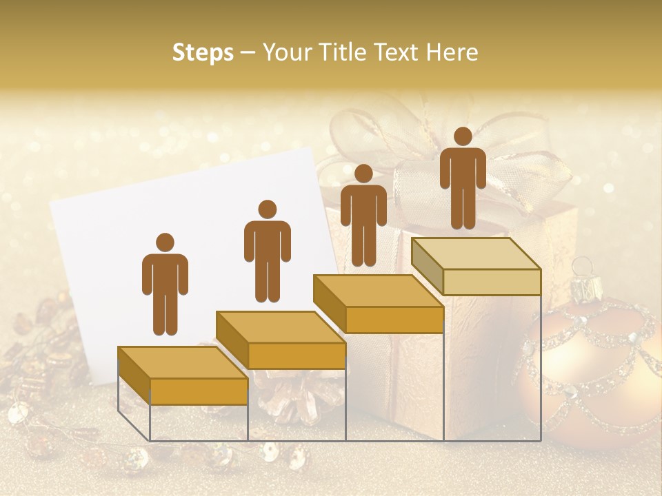 Blank Round Winter PowerPoint Template