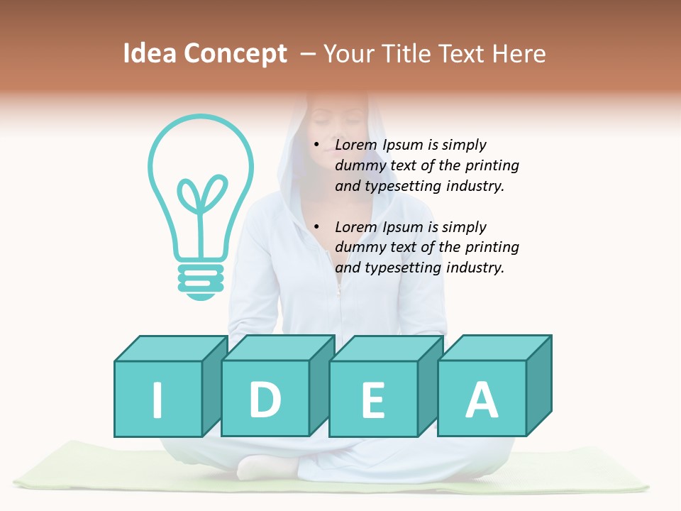 Medicine Orange Background PowerPoint Template