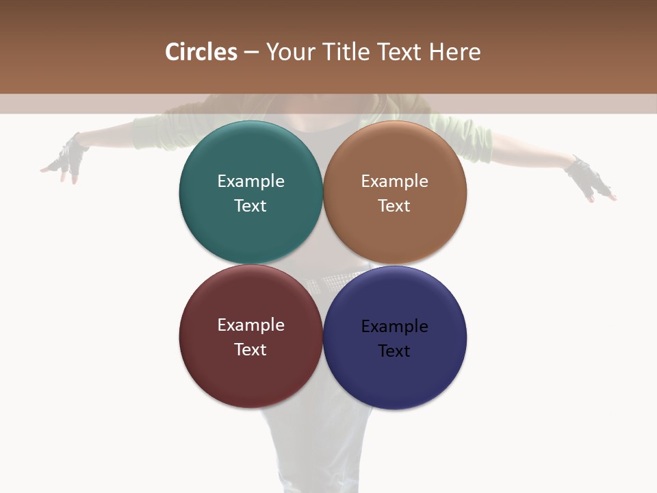 Girl Performance Gymnastic PowerPoint Template