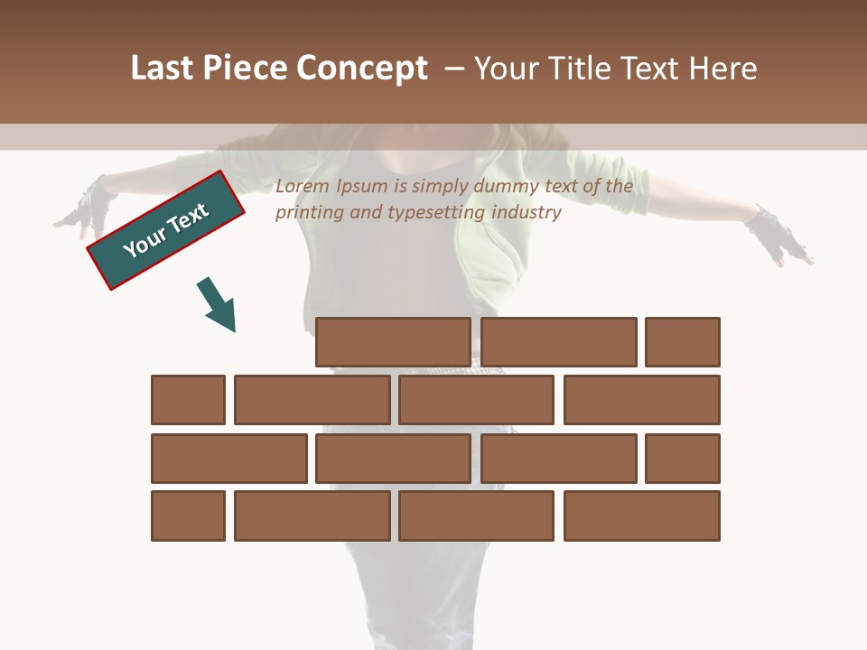 Girl Performance Gymnastic PowerPoint Template