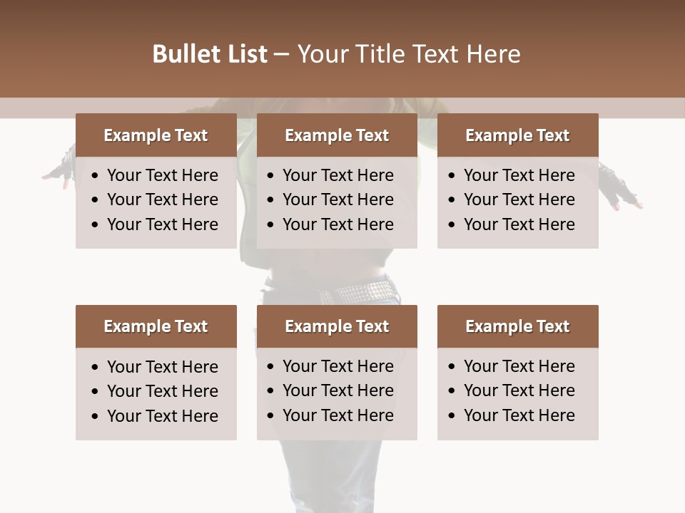 Girl Performance Gymnastic PowerPoint Template