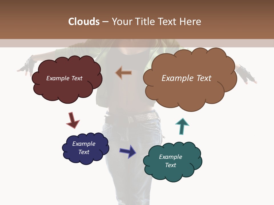 Girl Performance Gymnastic PowerPoint Template