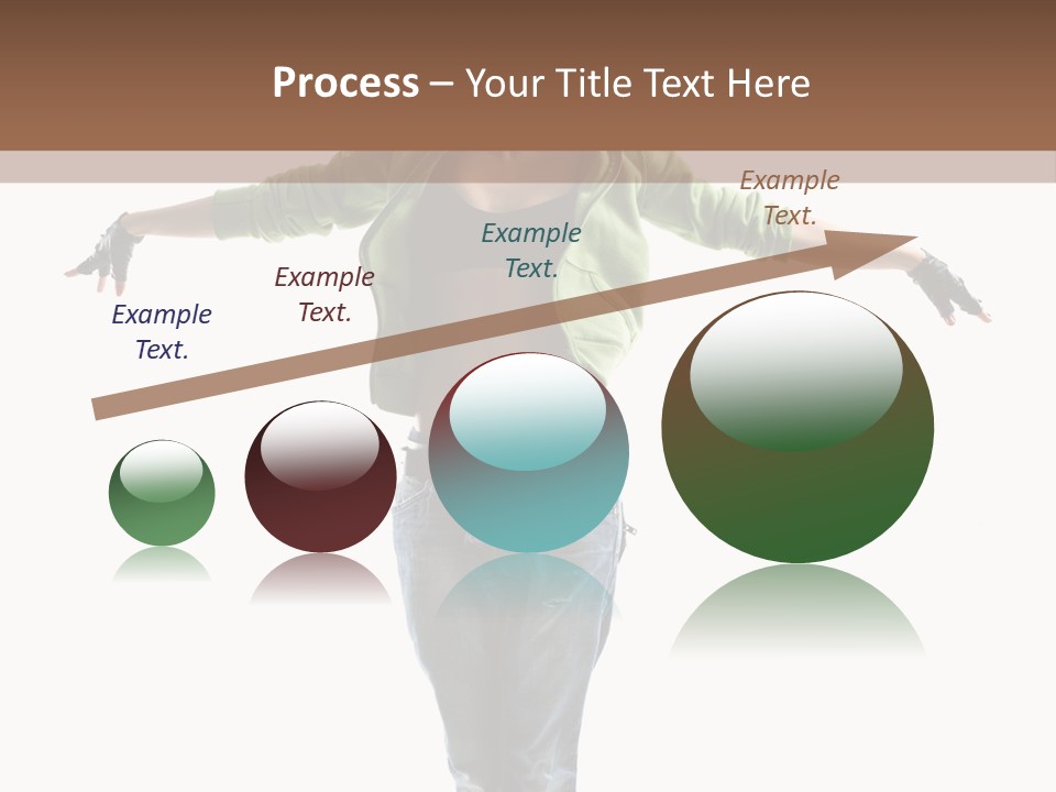 Girl Performance Gymnastic PowerPoint Template