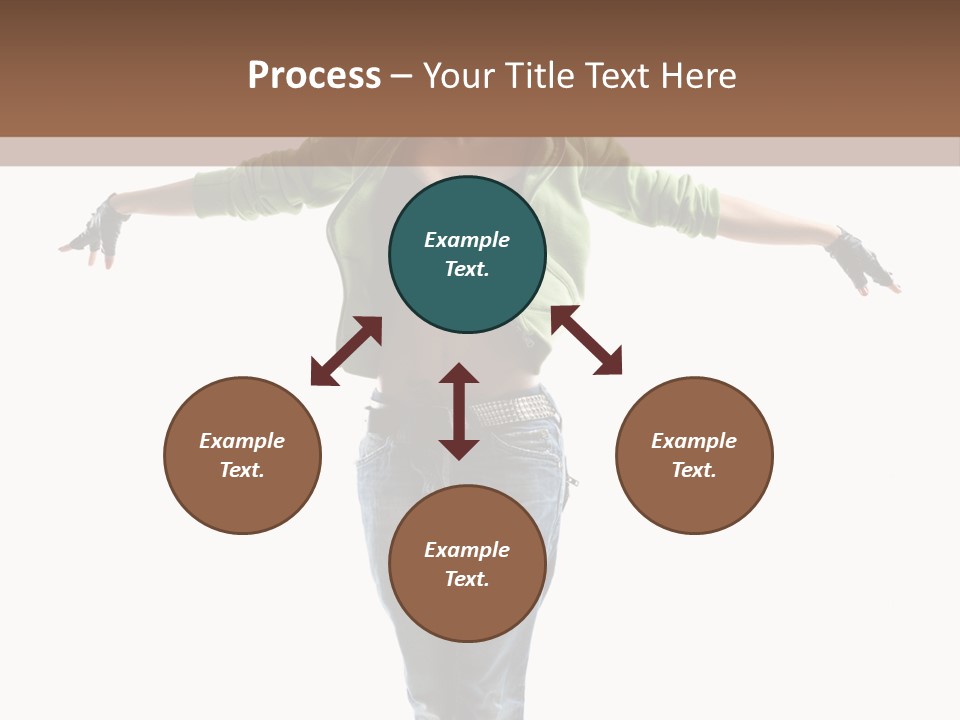 Girl Performance Gymnastic PowerPoint Template