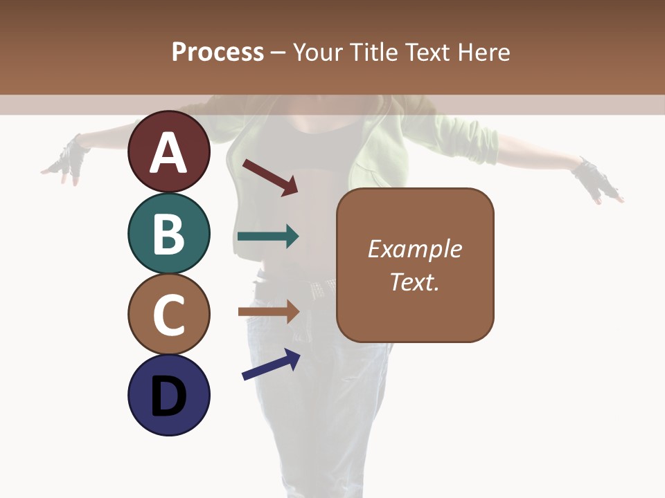 Girl Performance Gymnastic PowerPoint Template