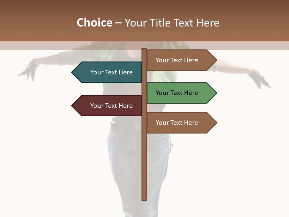 Girl Performance Gymnastic PowerPoint Template