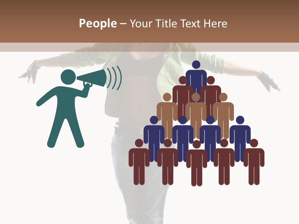 Girl Performance Gymnastic PowerPoint Template