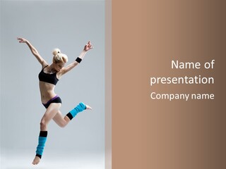 Aerobics Acrobat Dance PowerPoint Template