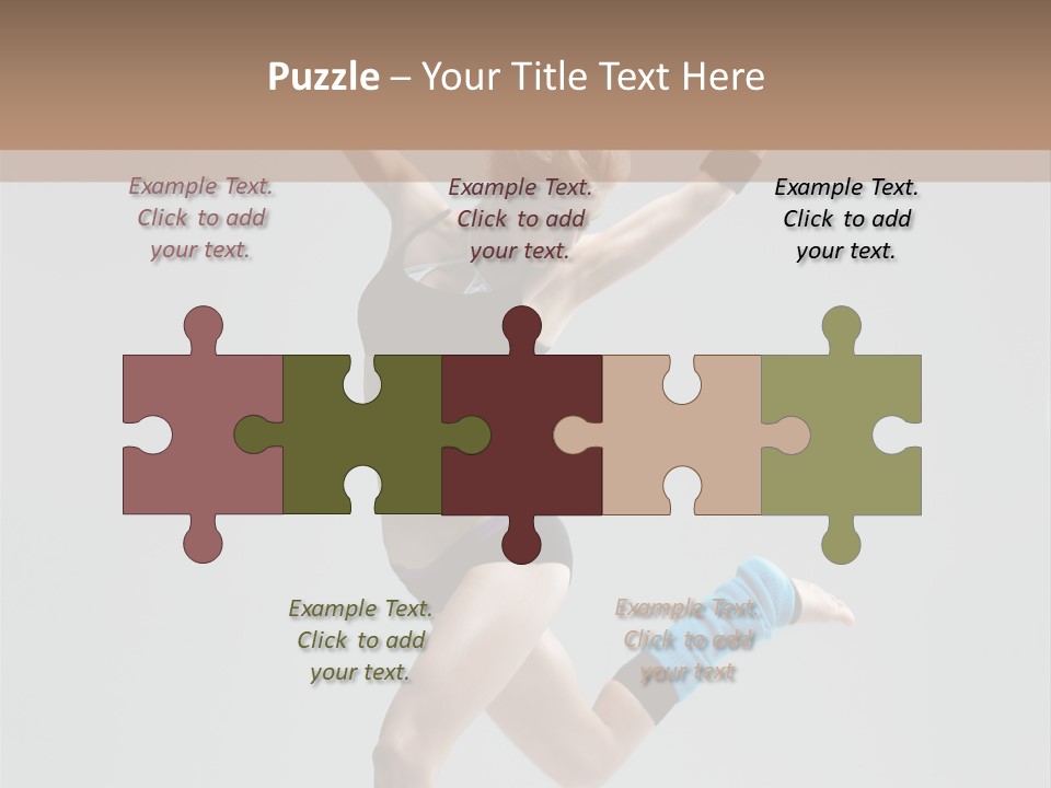 Aerobics Acrobat Dance PowerPoint Template