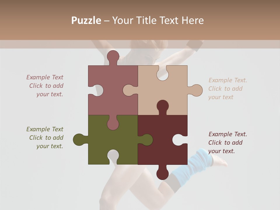 Aerobics Acrobat Dance PowerPoint Template