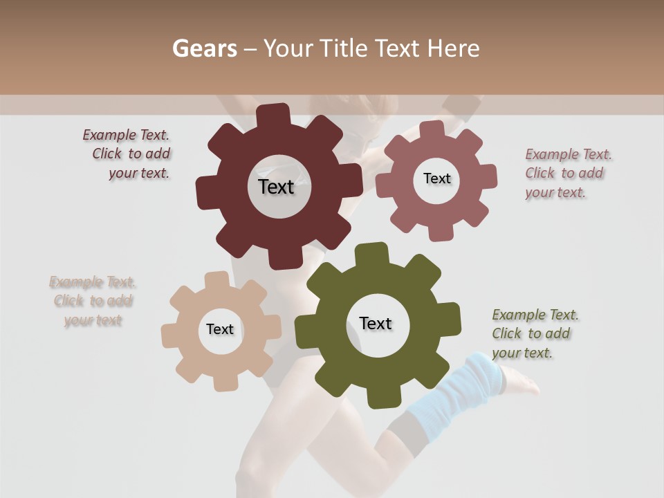 Aerobics Acrobat Dance PowerPoint Template