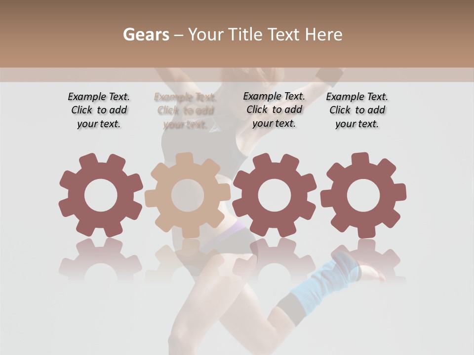 Aerobics Acrobat Dance PowerPoint Template