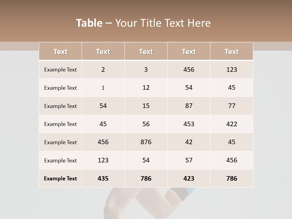 Aerobics Acrobat Dance PowerPoint Template